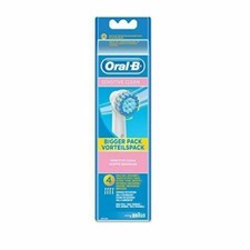 Oral-B Sensitive Clean Replacement Toothbrush Heads - Pack of 4