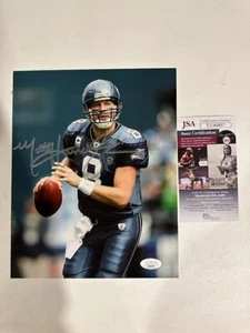 Matt Hasselback signed autographed Seattle Seahawks 8x10 photo JSA - Picture 1 of 3