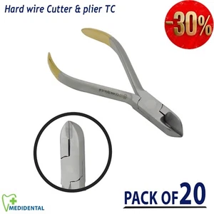 Zahnarzt Kieferorthopädie Hartdrahtschneider mit TC-Einsätzen Orthozange 20er Pack CE - Bild 1 von 4
