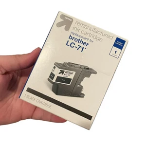 Up&Up Remanufactured Black Ink Cartridge Compatible w/ Brother LC-71 New In Box - Picture 1 of 5