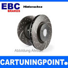 EBC Bremsscheiben HA Turbo Groove für Audi A4 8H7, B6, 8HE, B7 GD1425