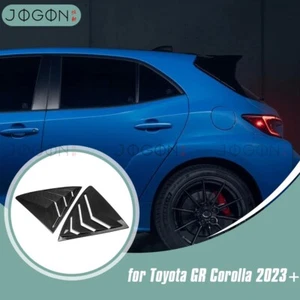 Real Carbon Fiber Rear Window Louver Panel Cover For Toyota GR Corolla 2023-2025 - Picture 1 of 14