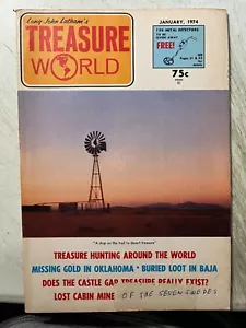 Long John Latham's Treasure World Magazine January 1974 Volume 8 # 1 Castle Gap - Imagen 1 de 2