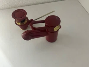 Hansgrohe Axor Uno in ROT Waschtisch Armatur 80 -90 er Jahre,Rarität - Bild 1 von 7