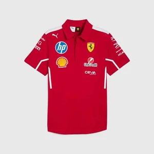 Scuderia Ferrari F1 Ladies Team Polo Shirt Red - Picture 1 of 6
