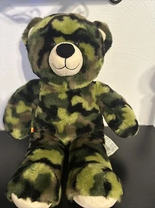 Build A Bear Camouflage Teddy Bear 17" Plush Stuffed Animal - Picture 1 of 6