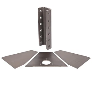 20000lb Trailer A-Frame Hitch Vertical Channel Weld on Tongue Adapter Non-Welded - Foto 1 di 9