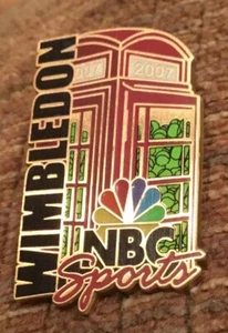 High Quality NBC Sports Wimbledon Phone Booth Guest Press Media Pin Pins RDZ - Picture 1 of 2