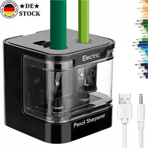 Elektrischer Anspitzer Automatischer Spitzer Bleistiftspitzer Spitzmaschine - Bild 1 von 13