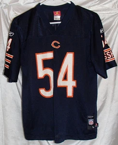 Camiseta de fútbol Brian Urlacher Chicago Bears Reebok juvenil talla grande - Imagen 1 de 3