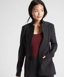 Blazer Athleta Negro INTERSTELLAR Elástico-Chaqueta Ventilada Espalda-Botón a Presión Talla 16 - Imagen 1 de 14