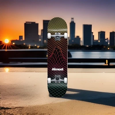 Monopatín juvenil completo Almost VR 7,25" + ruedas y camiones tensor Pro 🛹 Foto 1 de 4