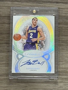 Balón Lonzo 2024-25 Panini impecable draft de baloncesto gema firmas automático/25 - Imagen 1 de 2