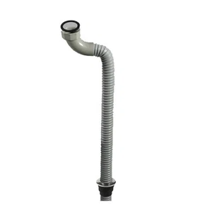 800mm Bath Tub Drain Hose with Steel Wire Flexible Shower Drain Pipe G1-1/2" - Picture 1 of 10