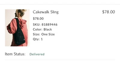 Free People Cakewalk Crossbody Sling / Backpack  Beige NWT - Image 1 of 4