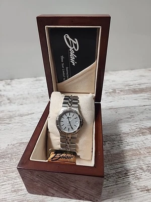 Reloj Pulsera Belair Vintage Acero Inoxidable 10 ATM Nuevo En Caja 2 Tonos Foto 1 de 4