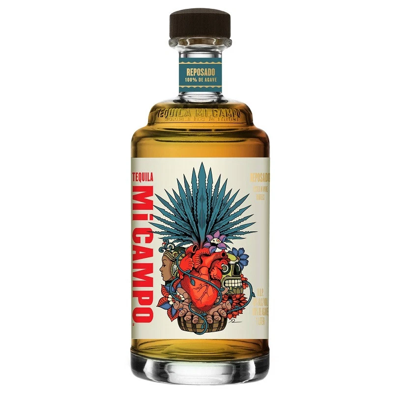 Mi Campo Tequila Reposado Rested In Wine Barrels 1 lt - Photo 1/1