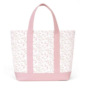 Floral Small Tote Bags for Women Coquette Canvas Tote Handbag Cute Top Handle... - Picture 1 of 6