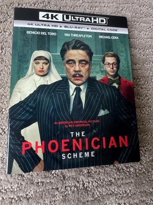 Phoenician Scheme (4K UHD + Blu-ray, 2025) LIKE NEW w/ Slipcover!  - image 1 of 3