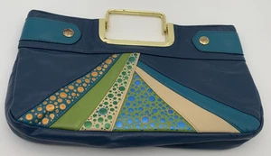 Unbranded Faux Leather Clutch Handbag Purse Snap Closure - Picture 1 of 8