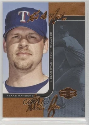2006 Topps Co-Signers Changing Faces Blue 86/125 Kevin Millwood Nolan Ryan #90 - Image 1 of 3