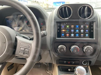 Para Jeep 2009-2016 Brújula 7" Android 13 Carplay Coche Estéreo Radio GPS Navegación WIFI Foto 1 de 4