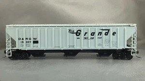Athearn - Denver & Rio Grande Western - 54' 3 Bay Covered Hopper + Wgt # 15307 - Picture 1 of 6