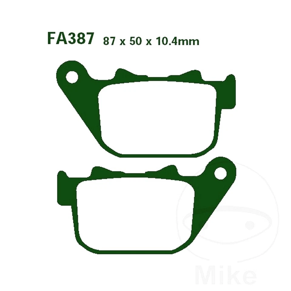 EBC Brake Pads Sintered FA387HH Fits Harley Davidson XL 883 2004-2013 - Изображение 1 из 1