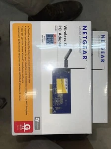 Netgear WG311 v2 54mbps Wireless WiFi PCI Adapter with Antenna You Get 2 - Picture 1 of 12