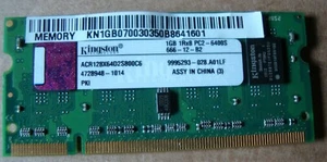 1 Go RAM Mémoire KINGSTON pour Acer Aspire One - Photo 1/2