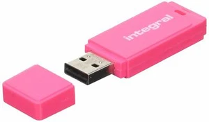 Integral NEON 64GB USB 2.0 Flash Drive Pink USB Memory Stick - Picture 1 of 1