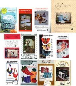 CHOICE: CRAFT SEWING Patterns & Instruction Packs Pillows • Home Decor • Purses - Picture 1 of 35