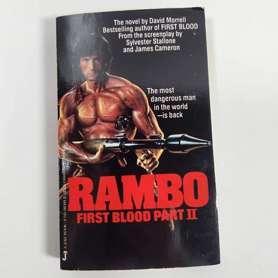 Rambo First Blood Part 2 David Morrell Jove Movie Tie In Vtg 1985 PB Book 2 of 3 Foto 1 de 4