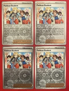 Pokémon TCG Paldean Student Play Set S & V Paldean Fates 085/091 Reverse Holo x4 - Picture 1 of 2