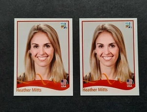 2x 🔥 HEATHER MITTS #185 RC ROOKIE LOT USA WC WOMEN 2011 GERMANY MINT - Picture 1 of 4