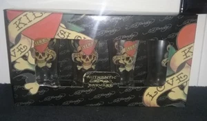 Authentic Ed Hardy Barware Shot Glasses - Picture 1 of 6