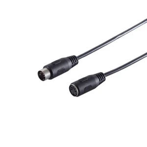 DIN Dioden Verlängerung 5 pol. Stecker auf Buchse Verlängerungskabel stereo - Bild 1 von 1