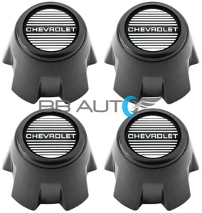NEW Wheel Center Caps Set Black for 81-85 Monte Carlo SS 15" Steel Rally Wheels - Picture 1 of 7