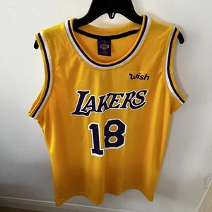 Los Angeles Lakers gelb Promo Trikot XL # 18 WISH - Bild 1 von 6