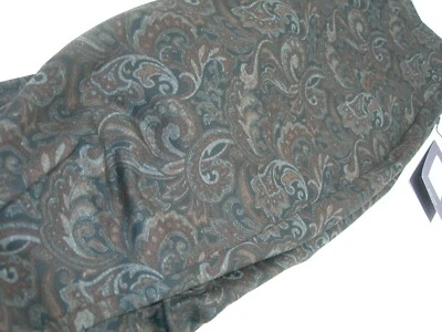 NYDJ  Basic Legging Brown Noe Paisley Printed Size 8, NWT - Image 1 of 4