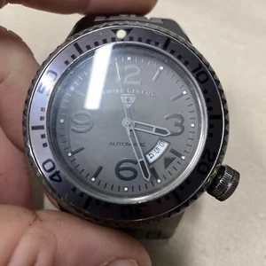 Orologio Svizzero Automatico Leggenda Svizzera Grigio Nettuno - Foto 1 di 7