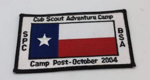 Texas Patch Cub Scout Adventure Camp SPC BSA 2004 - Imagen 1 de 1