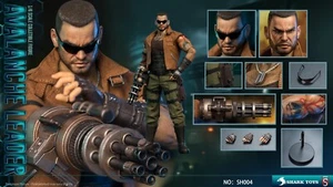 SHARKTOYS 1/6 SH004 Fantasy Reset - Avalanche Leader Barret ACTON FIGURE - Picture 1 of 11