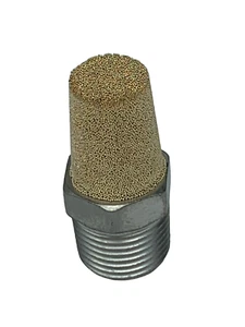 Filtro respirador y silenciador silenciador de flujo silencioso hecho en Estados Unidos hilo 1/8" NPT - Imagen 1 de 3