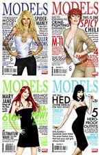 Models, Inc. #1-4 (2009-2010) Marvel - 4 Comics