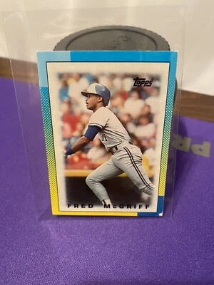 1990 Topps Mini Leaders Toronto Blue Jays Baseball Card #43 Fred McGriff - Image 1 of 2