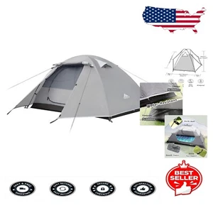 Professional Backpacking Tent for 2 - 4 Season Shelter with Spacious Design - Picture 1 of 9
