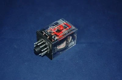 ONE  NEW PLUG IN RELAY 11PIN 3P FITS MK-3PNS 220V AC COIL - Image 1 of 2