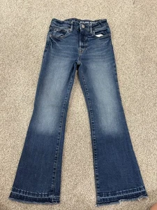 Girls Gap Kids size 8 Flare High Rise Jean EUC - Picture 1 of 3