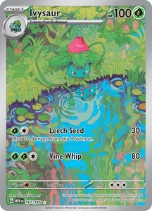 Ivysaur - 167/165 - Pokemon 151 Illustration Rare Card NM - Picture 1 of 1